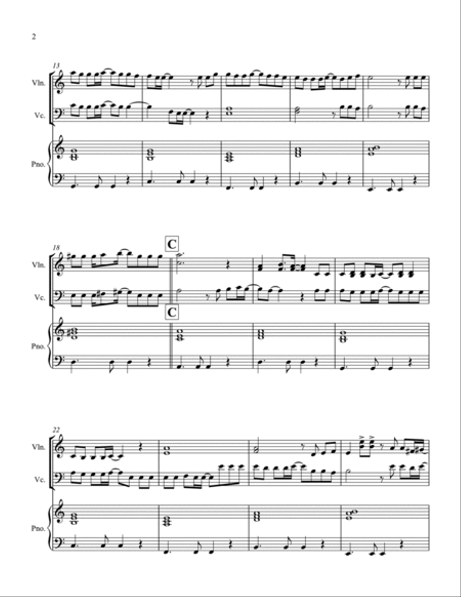 I Will Survive I Will Survive Piano Trio scores gallery preview page 2