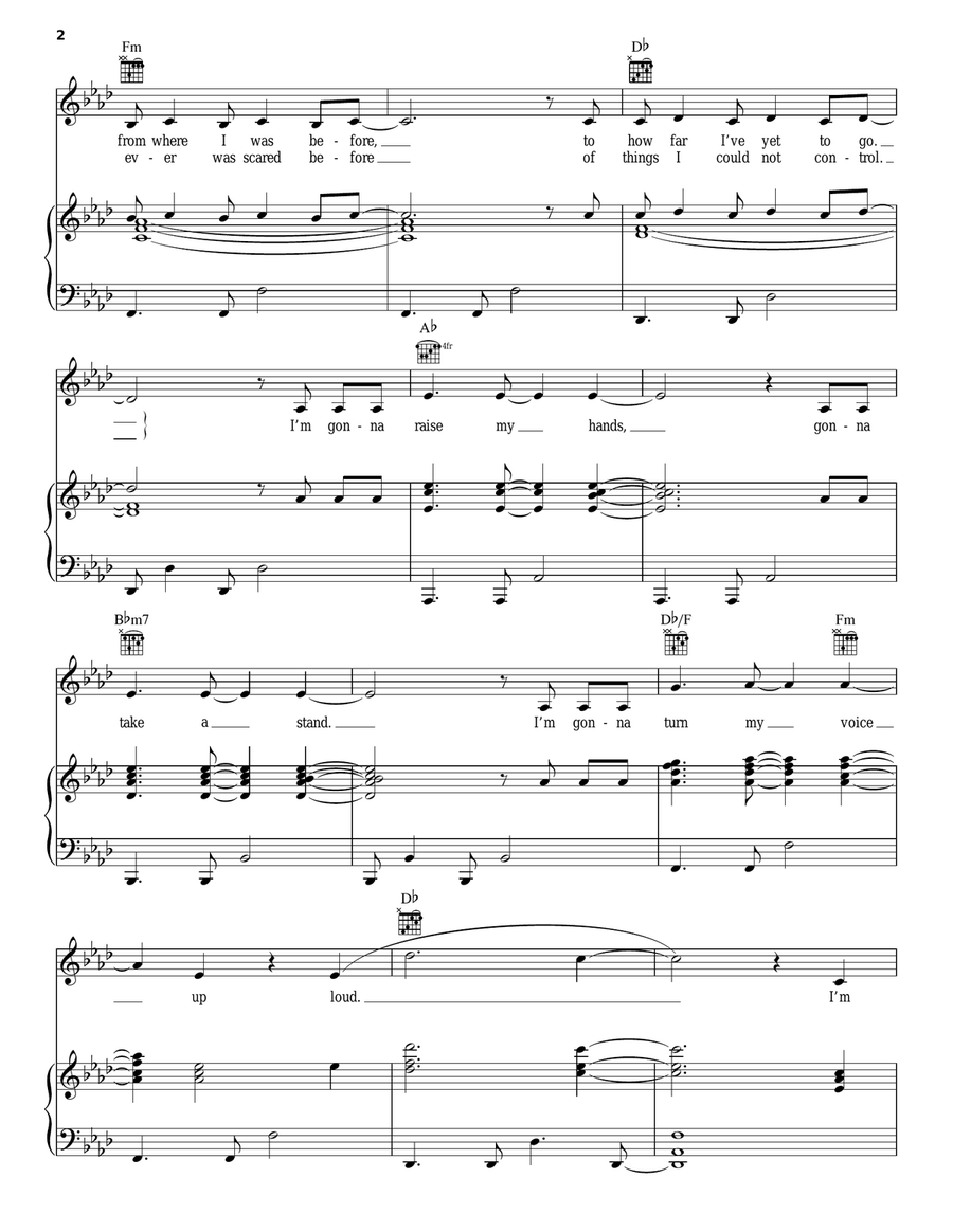 Glow In The Dark Acoustic Guitar scores gallery preview page 2