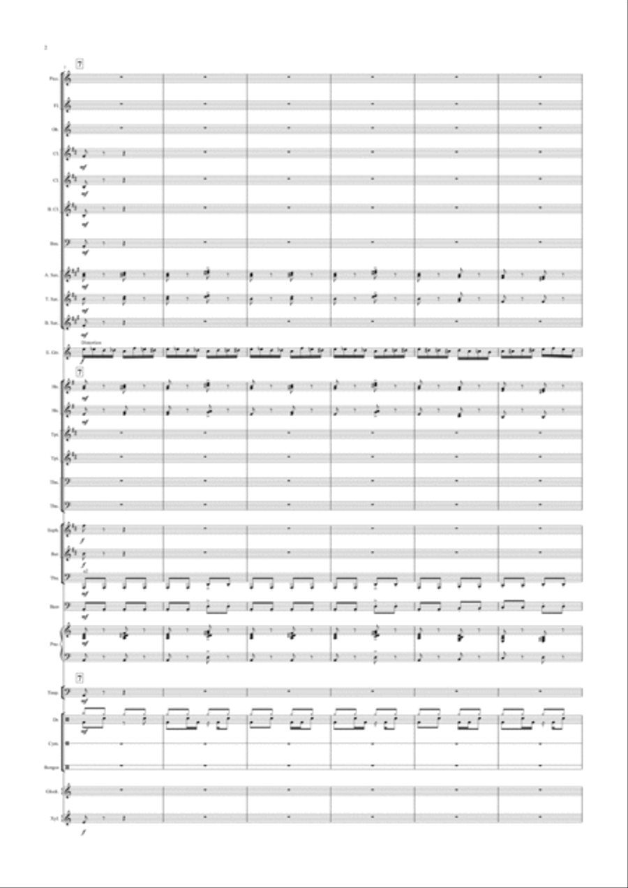 Flight Of The Bumblebee Flight Of The Bumblebee Concert Band scores gallery preview page 2