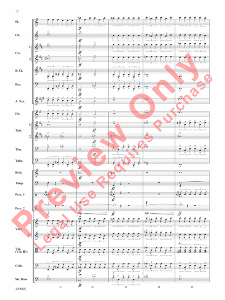 Swan Lake Full Orchestra scores gallery preview page 13