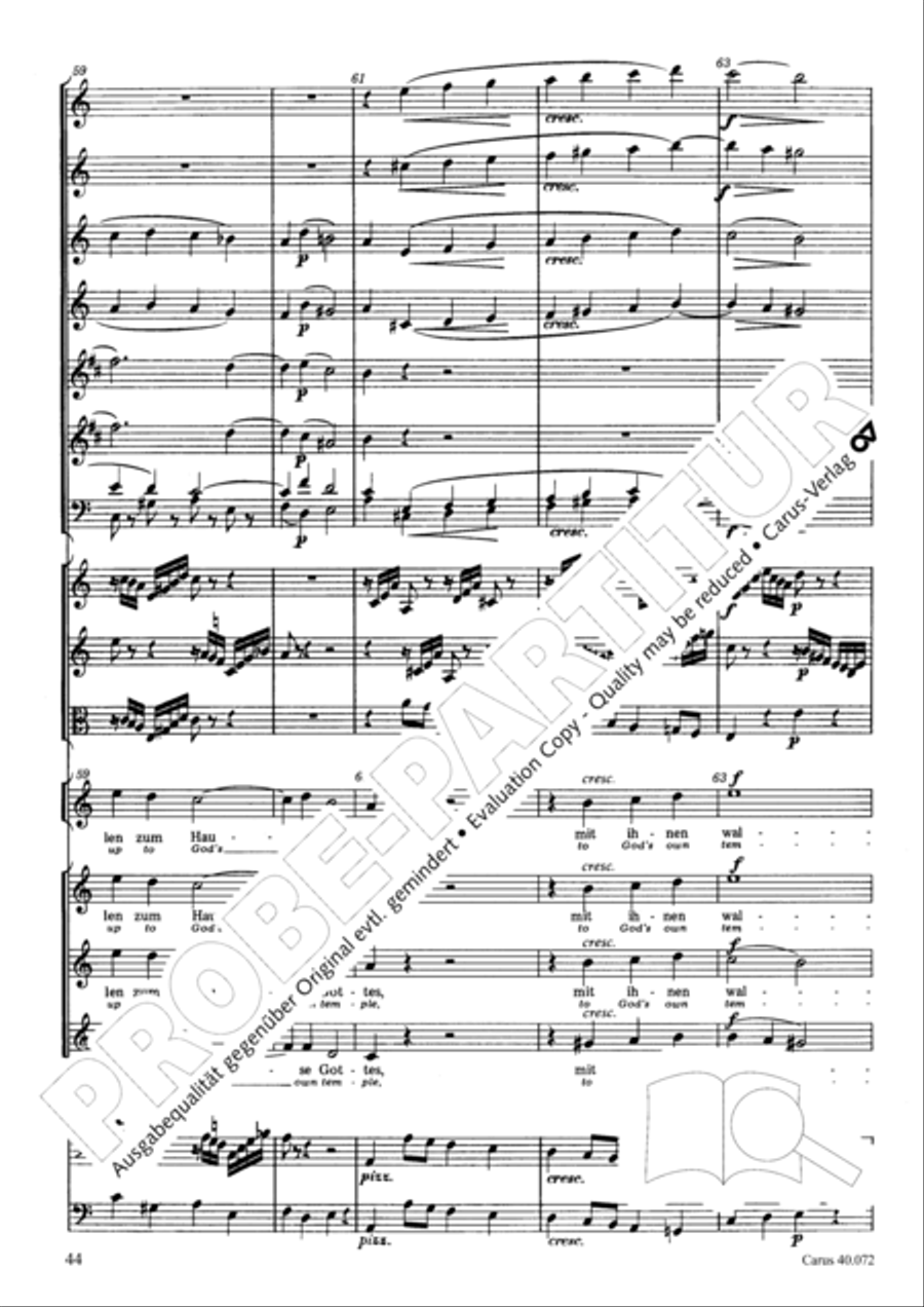 Psalm 42 Psalm 42 4-Part scores gallery preview page 44