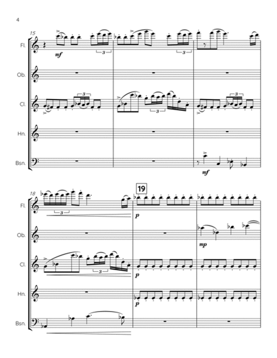 Poème (for woodwind quintet)