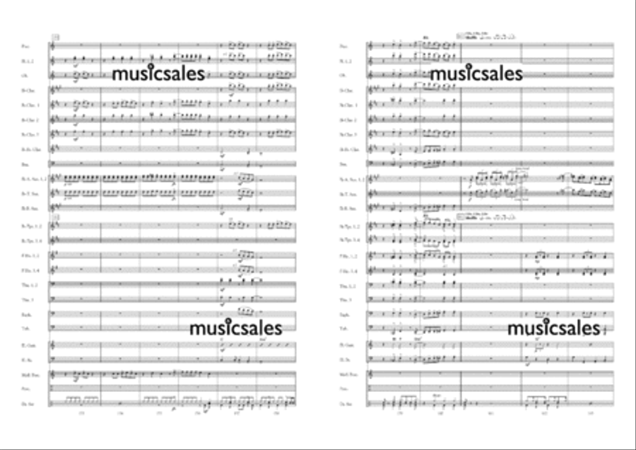 Abba Magic! Concert Band scores gallery preview page 15