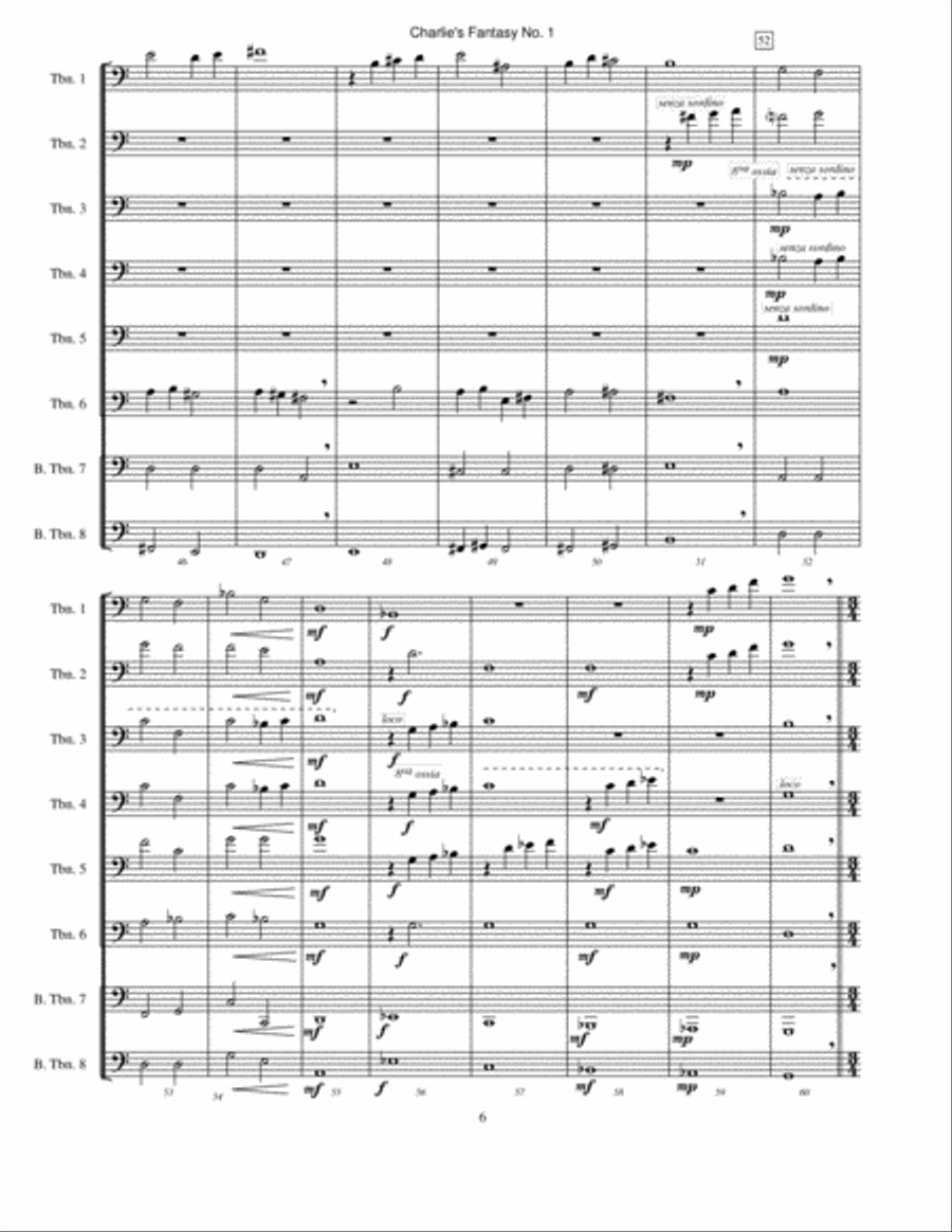 Charlie's Fantasy No. 1 Large Ensemble scores gallery preview page 6