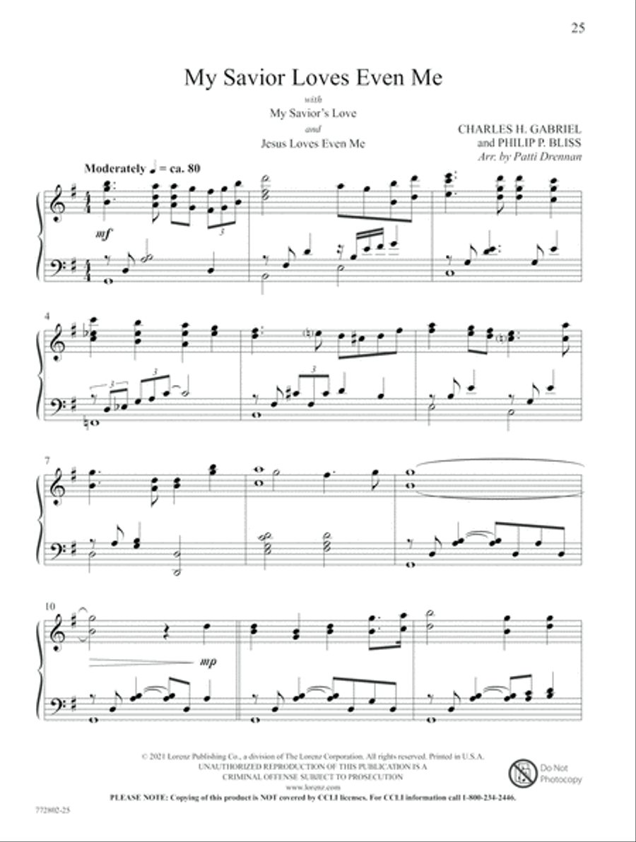 The Faithfulness of God Piano Solo scores gallery preview page 12