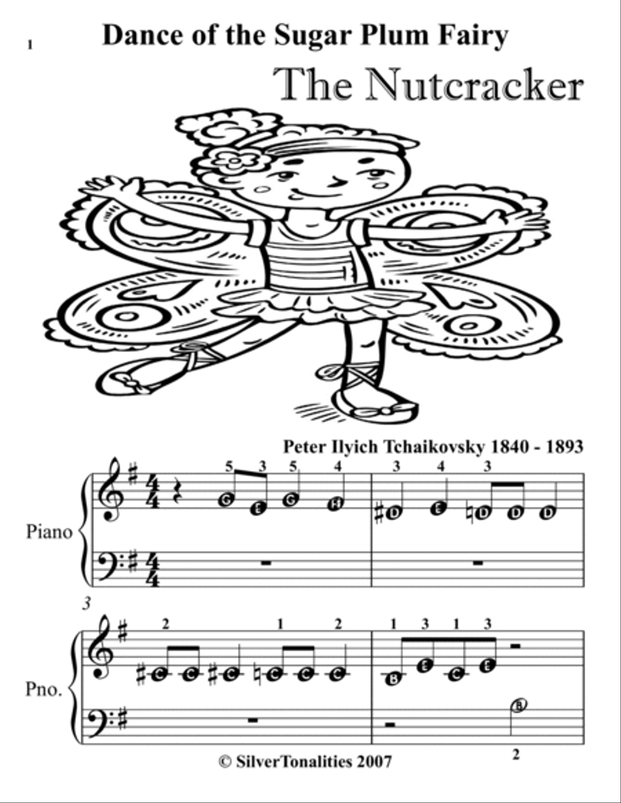 The Complete Nutcracker Ballet for Beginner Piano Piano Method scores gallery preview page 3