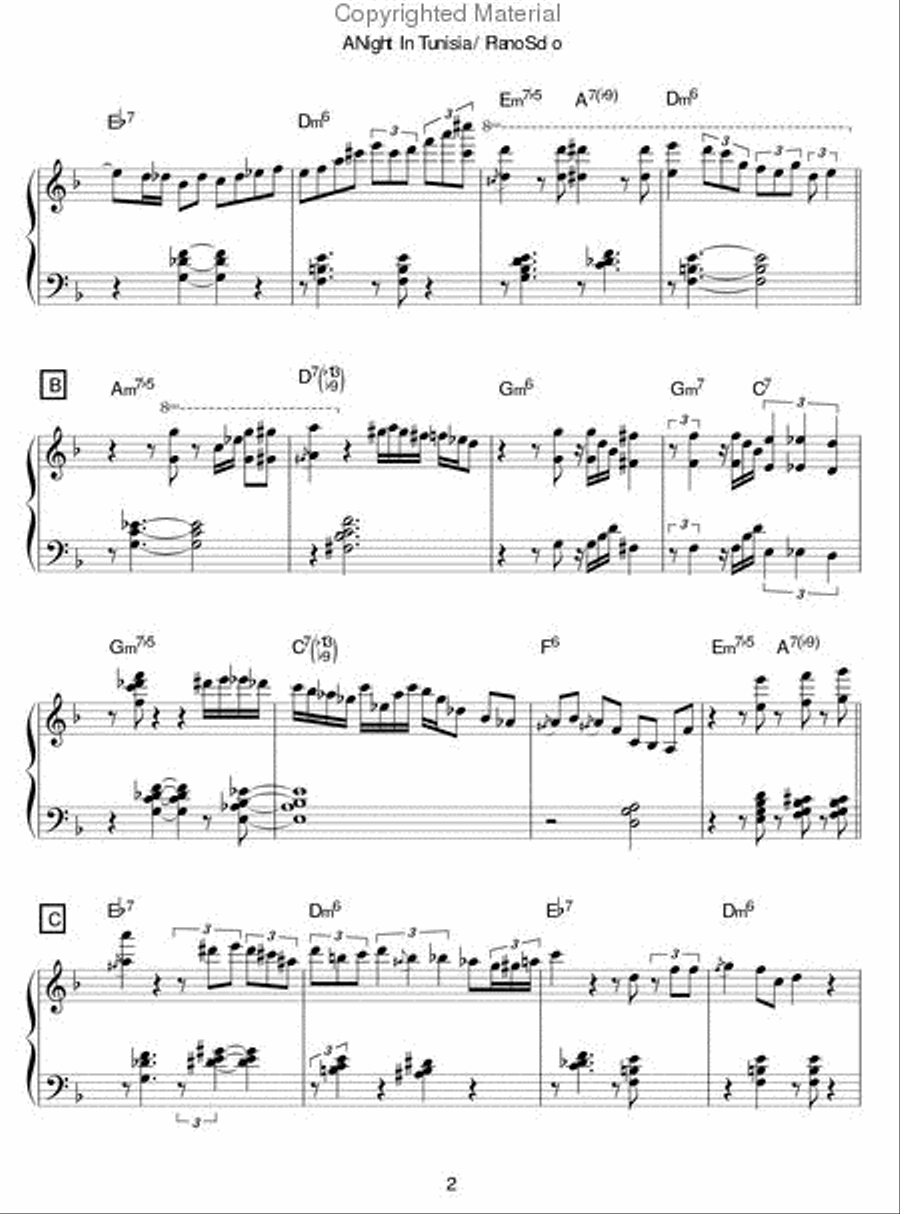 Latin Jazz Piano V.1 Piano Method scores gallery preview page 6