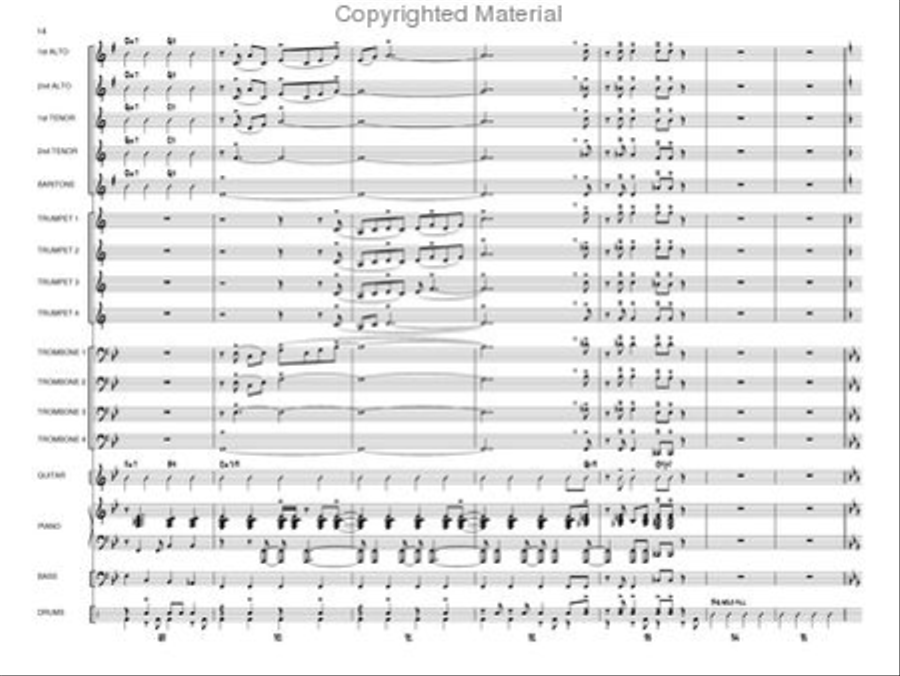 Ace High Jazz Ensemble scores gallery preview page 13