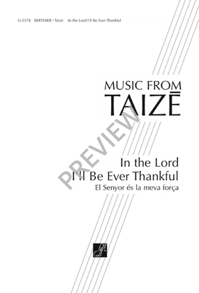 Book cover for In the Lord I'll Be Ever Thankful / El Senyor és la meva força