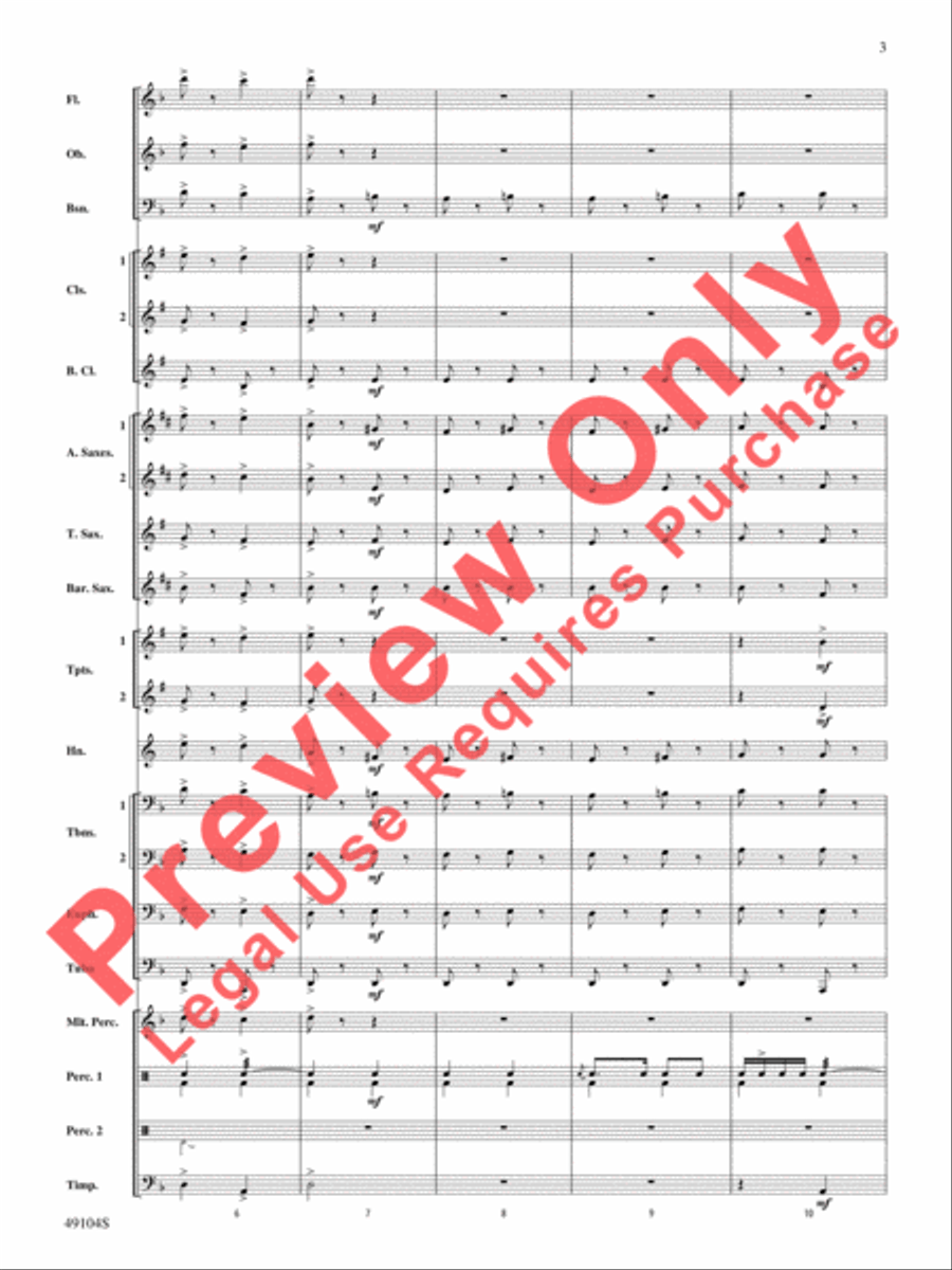 Folk Song Celebration Folk Song Celebration Concert Band scores gallery preview page 4