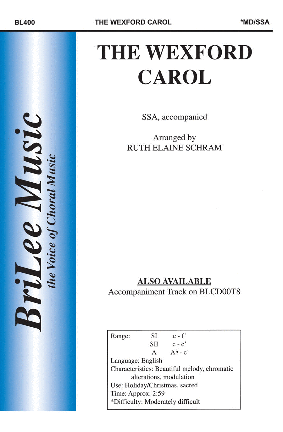 The Wexford Carol SSA scores gallery preview page 1