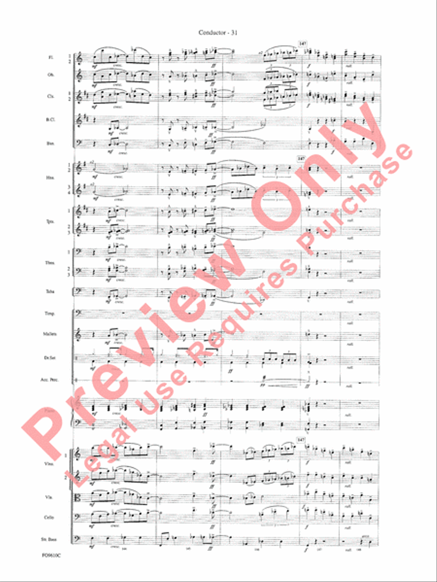 A Salute to the Big Apple Full Orchestra scores gallery preview page 33