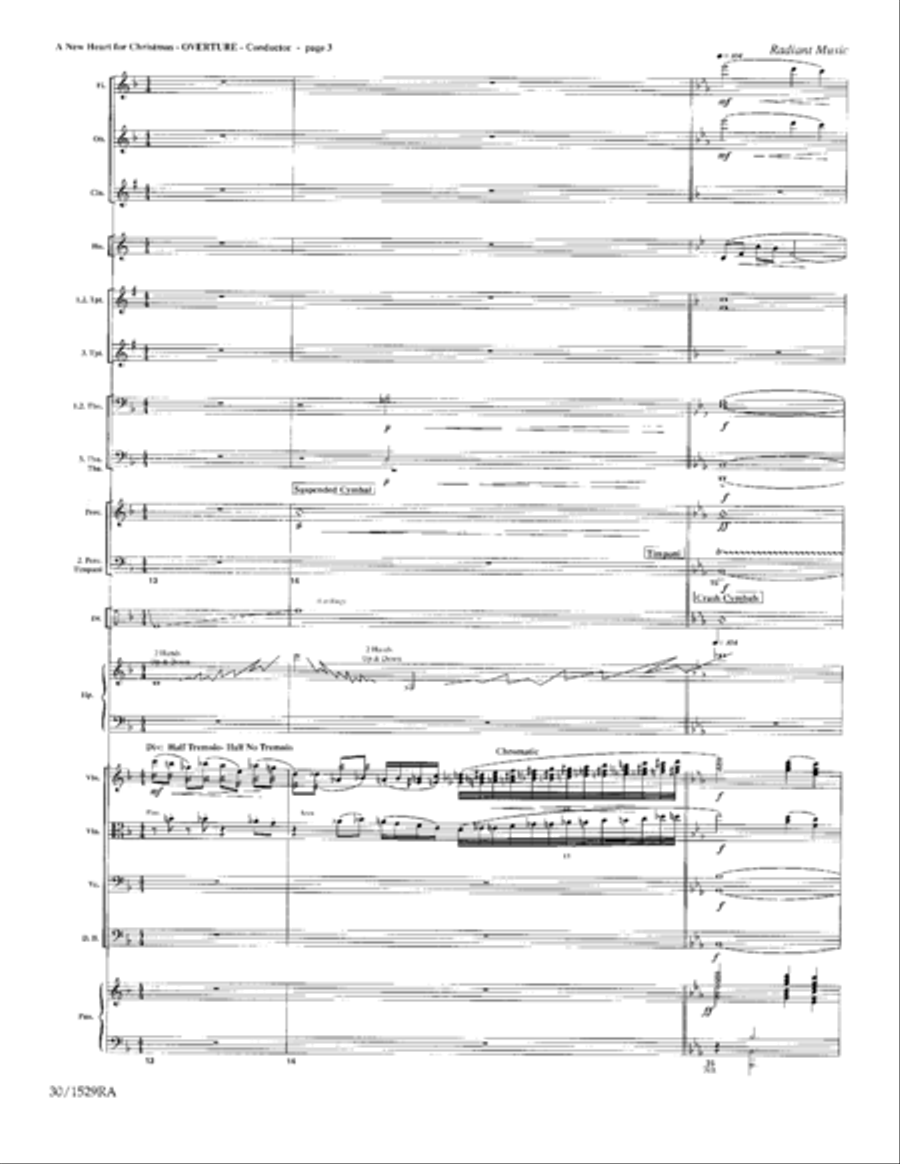 A New Heart for Christmas - Orchestration Choir scores gallery preview page 4