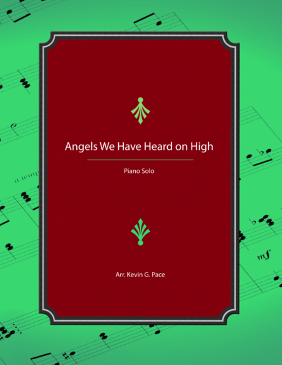 Angels We Have Heard on High - advanced piano solo Piano Solo scores gallery preview page 1