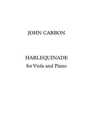 Harlequinade for viola and orchestra (viola and piano version)