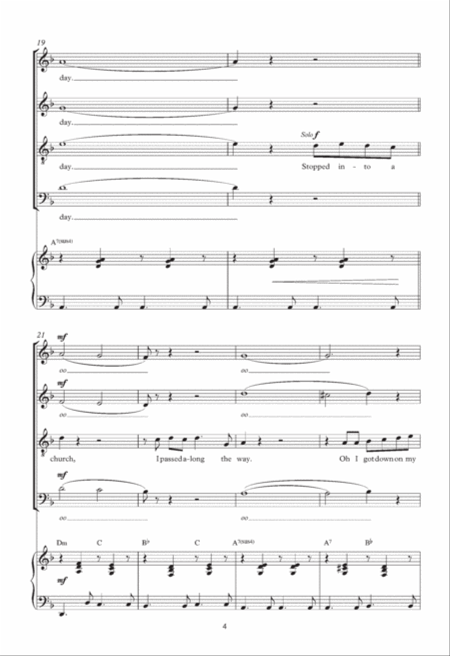 California Dreamin' (Arr. Milt Rogers) Choir scores gallery preview page 4