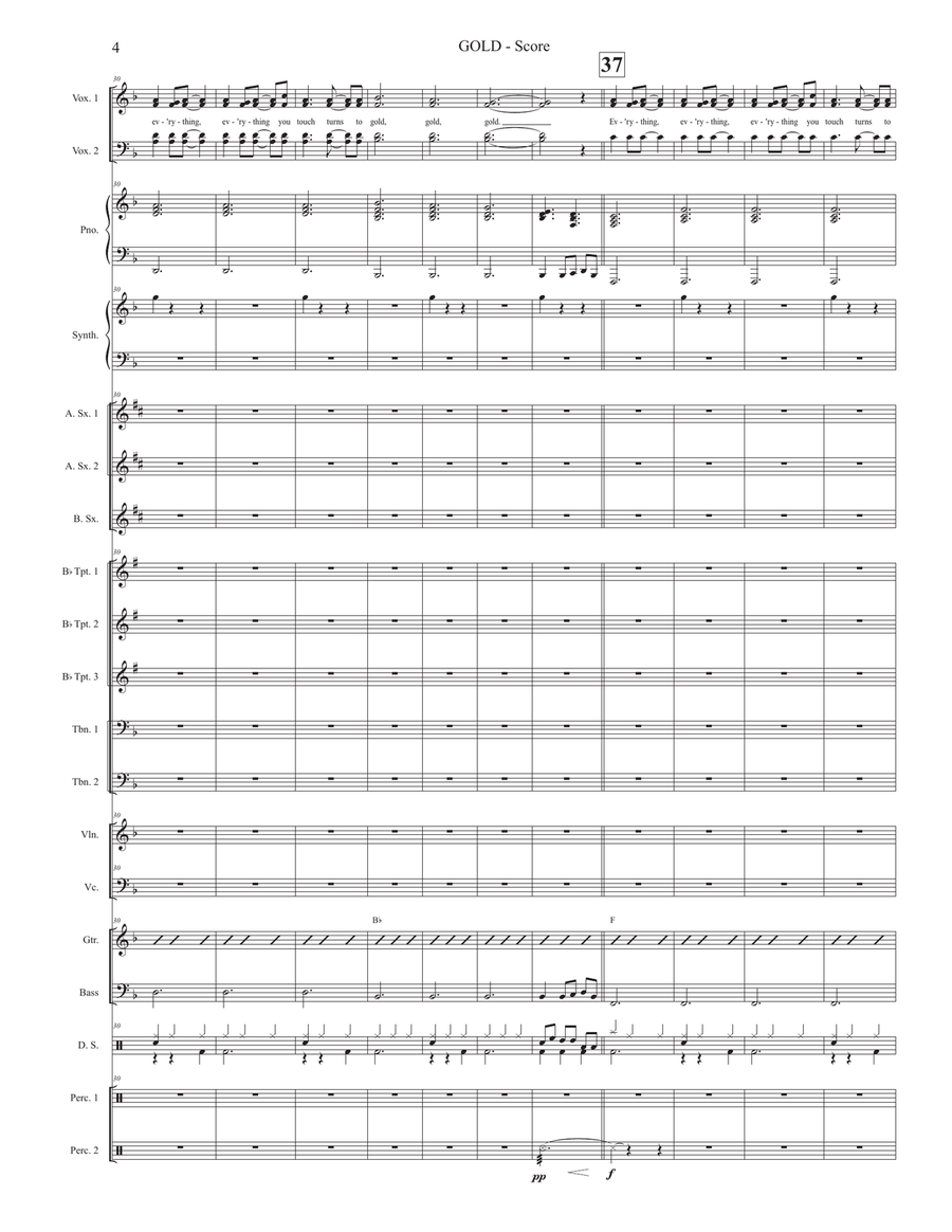 Gold Gold 4-Part scores gallery preview page 4