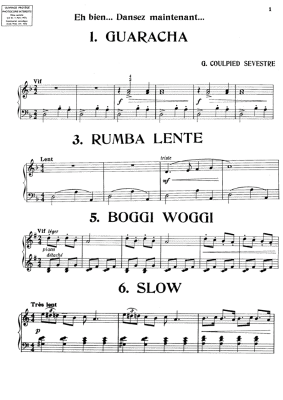Eh bien, dansez maintenant Piano Solo scores gallery preview page 2