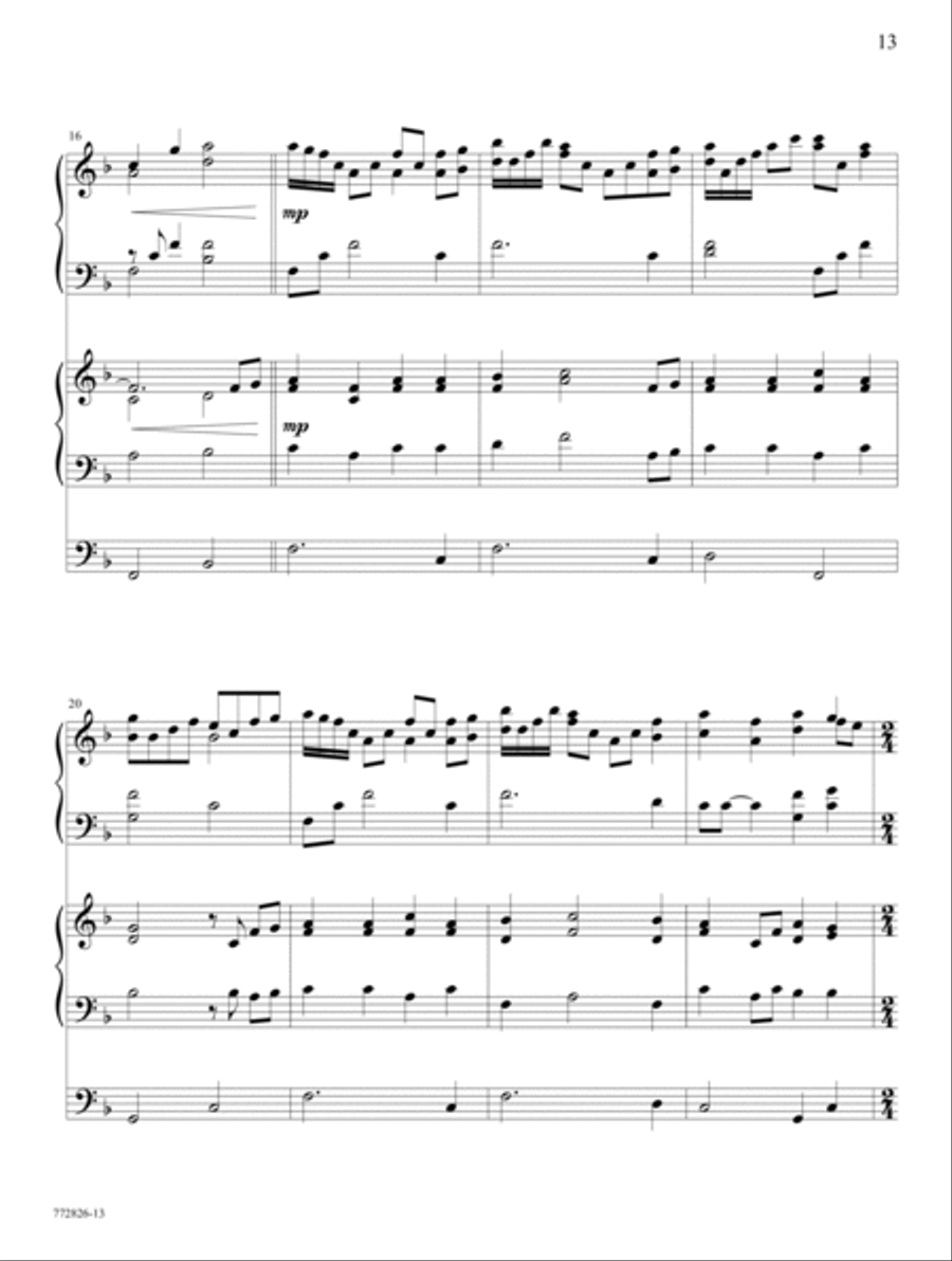 Hymns and Spiritual Songs Organ scores gallery preview page 7