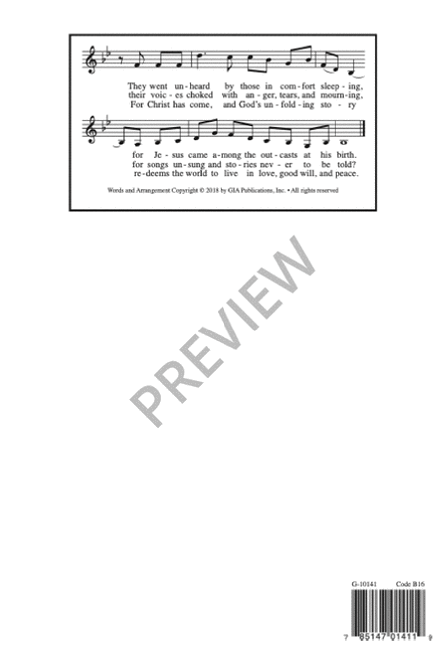 A Weary Couple - Low Key edition 3-Part scores gallery preview page 16