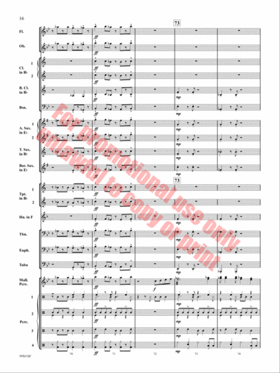 Chips and Salsa Concert Band scores gallery preview page 17