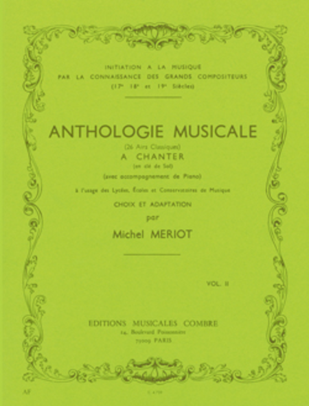Anthologie musicale - Volume 2