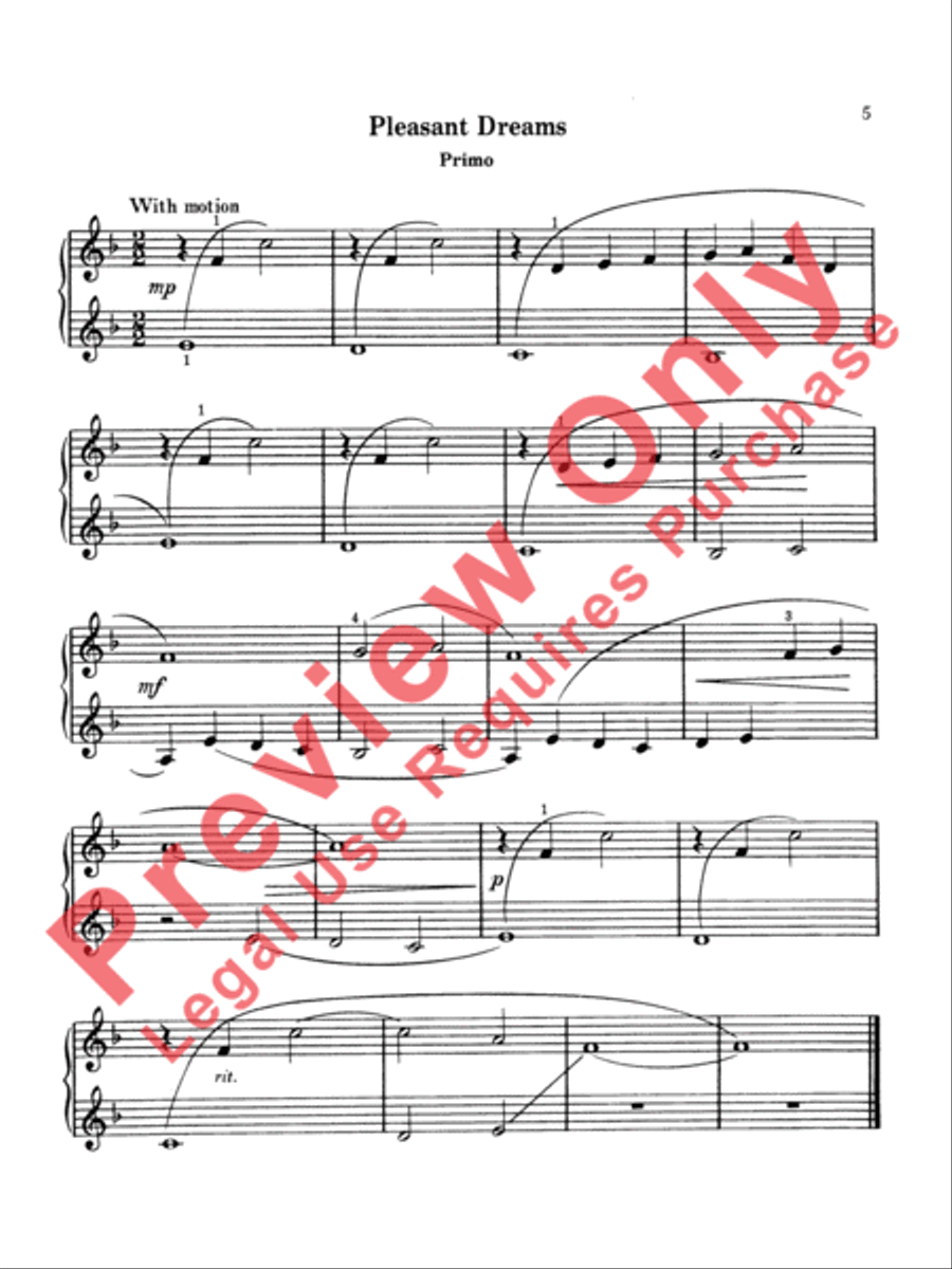 Two at One Piano, Book 2 Small Ensemble scores gallery preview page 11