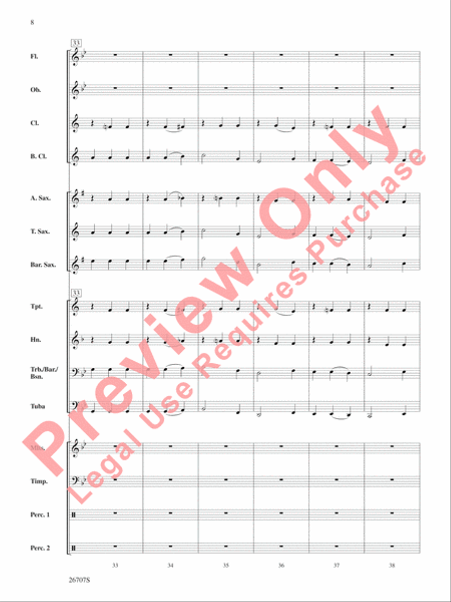 The Wizard of Oz, Themes from Concert Band scores gallery preview page 9