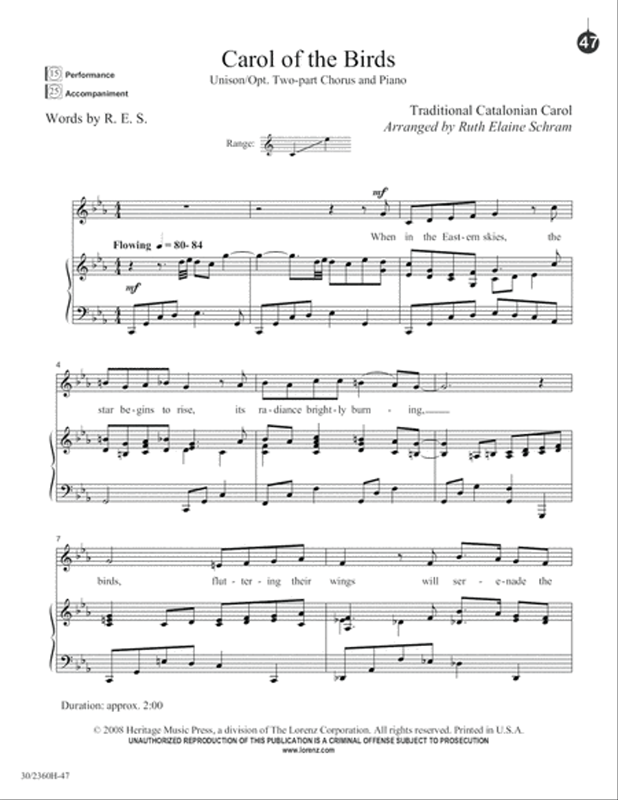 It's Christmas Everywhere! Unison Choir scores gallery preview page 48
