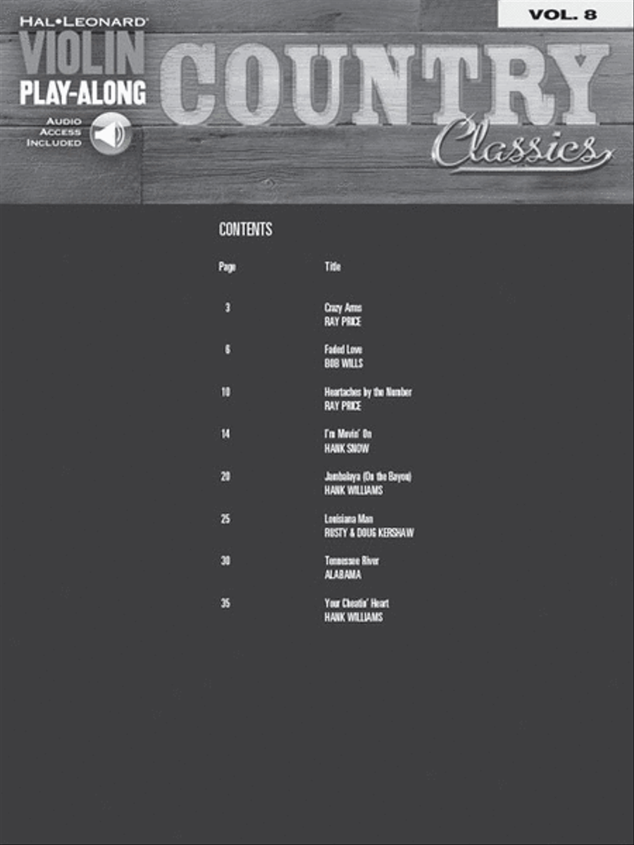 Country Classics Violin scores gallery preview page 2