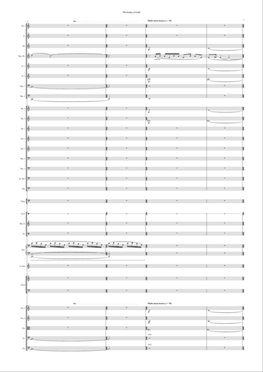 The Ecstasy Of Gold The Ecstasy Of Gold Full Orchestra scores gallery preview page 5