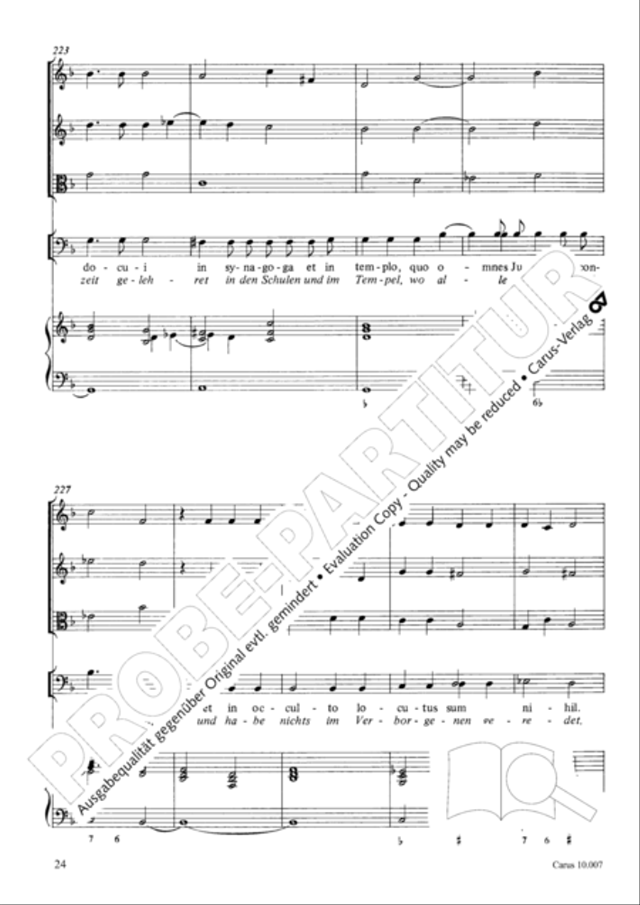 St. John Passion (Johannes-Passion) TB scores gallery preview page 25
