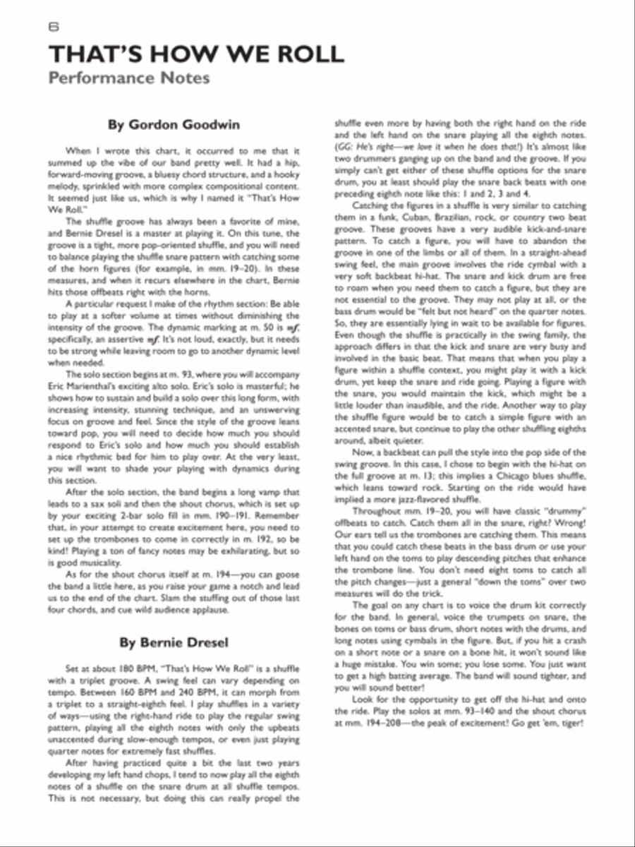 Gordon Goodwin's Big Phat Play Along, Volume 2 Drum Set scores gallery preview page 4