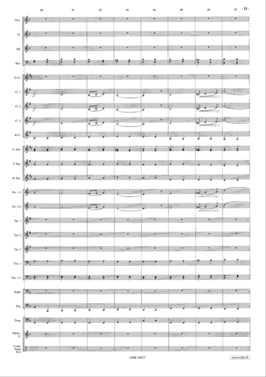 Brassed Off Concert Band scores gallery preview page 14
