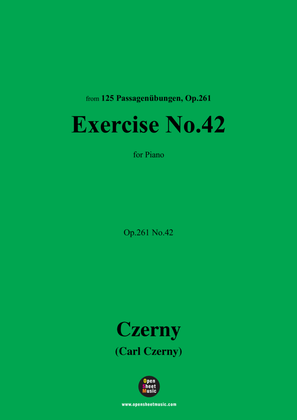 C. Czerny-Exercise No.42,Op.261 No.42