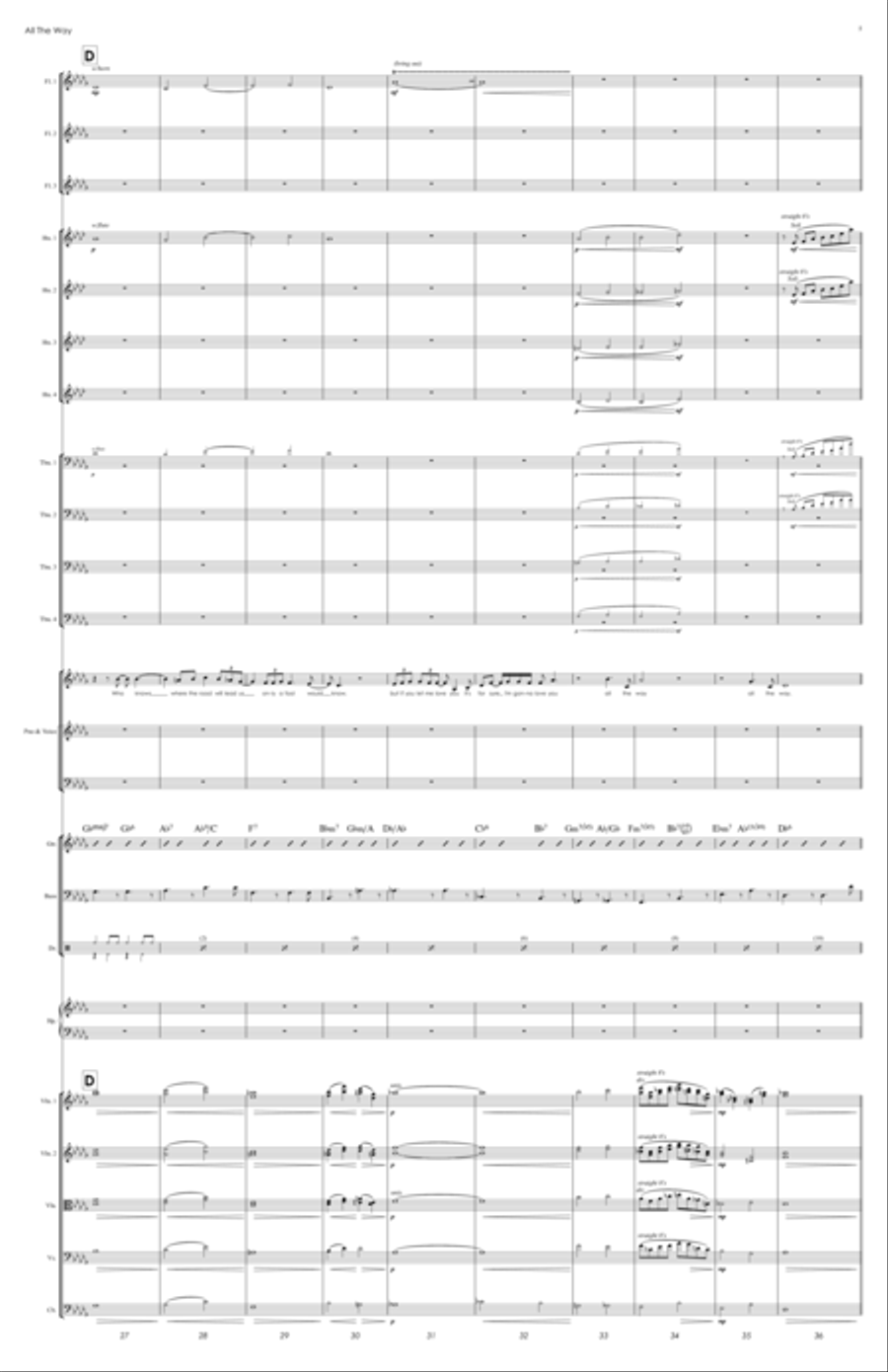 All The Way Full Orchestra scores gallery preview page 5