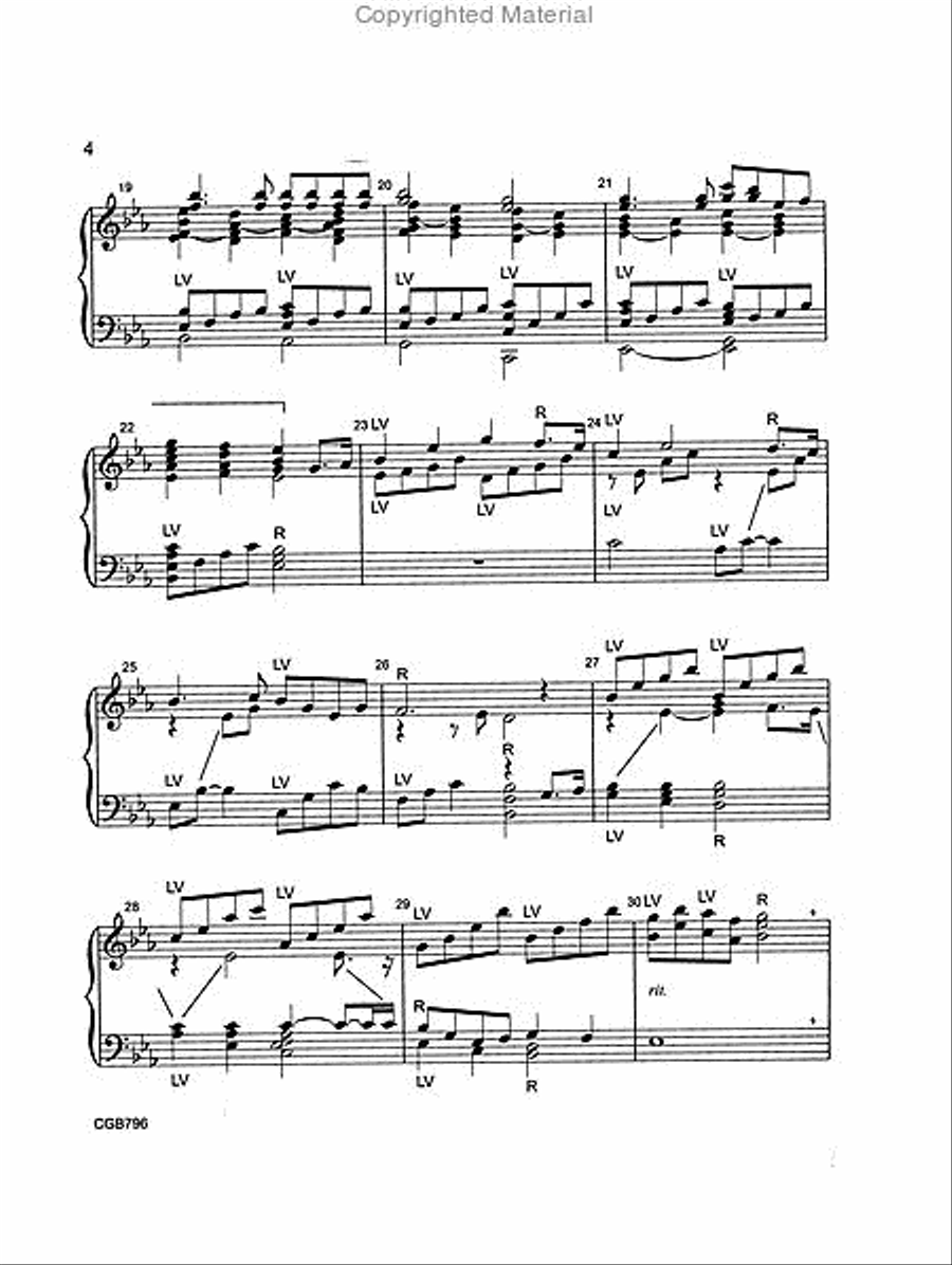 God Be with You till We Meet Again Handbells Score Handbell Choir scores gallery preview page 4
