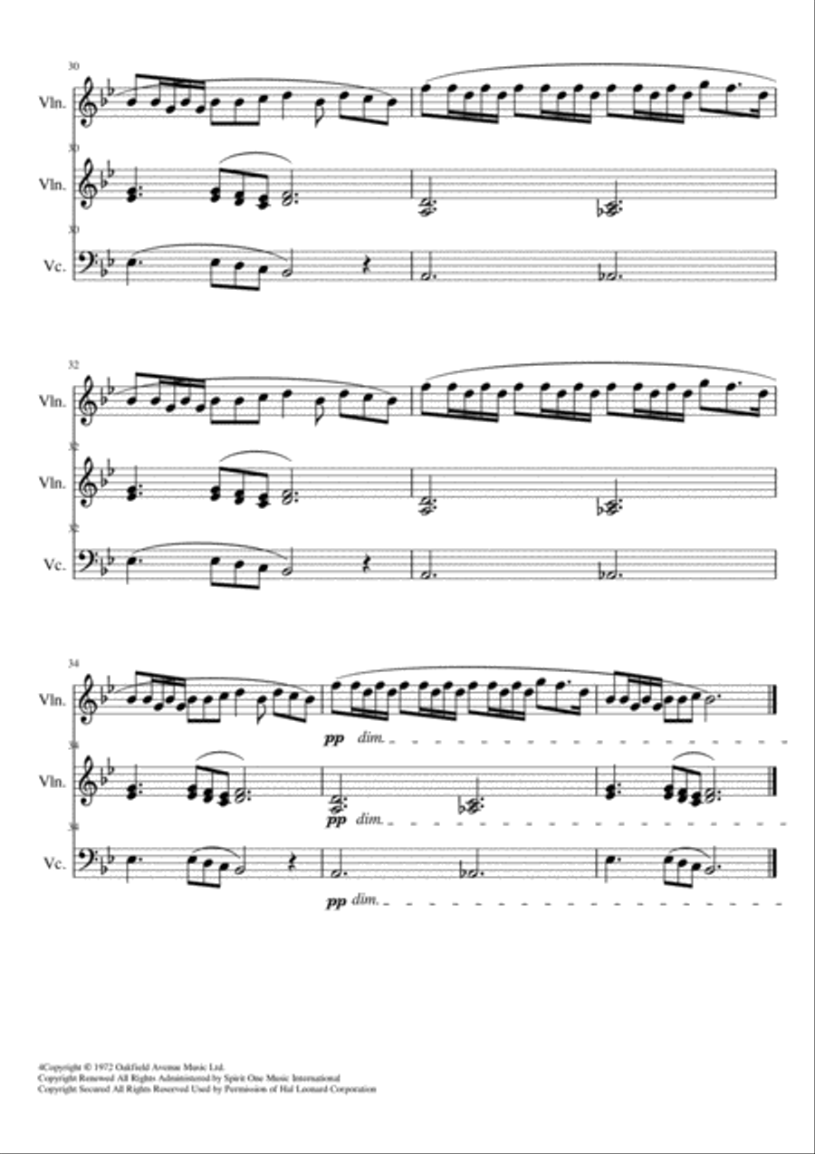 Perfect Day String Trio scores gallery preview page 4
