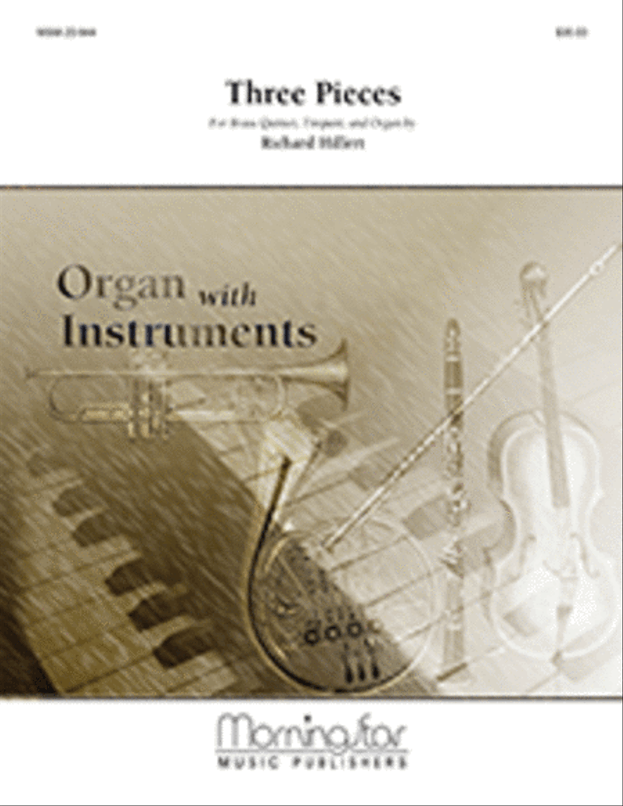 Three Pieces for Brass Quintet, Timpani, and Organ Organ scores gallery preview page 1