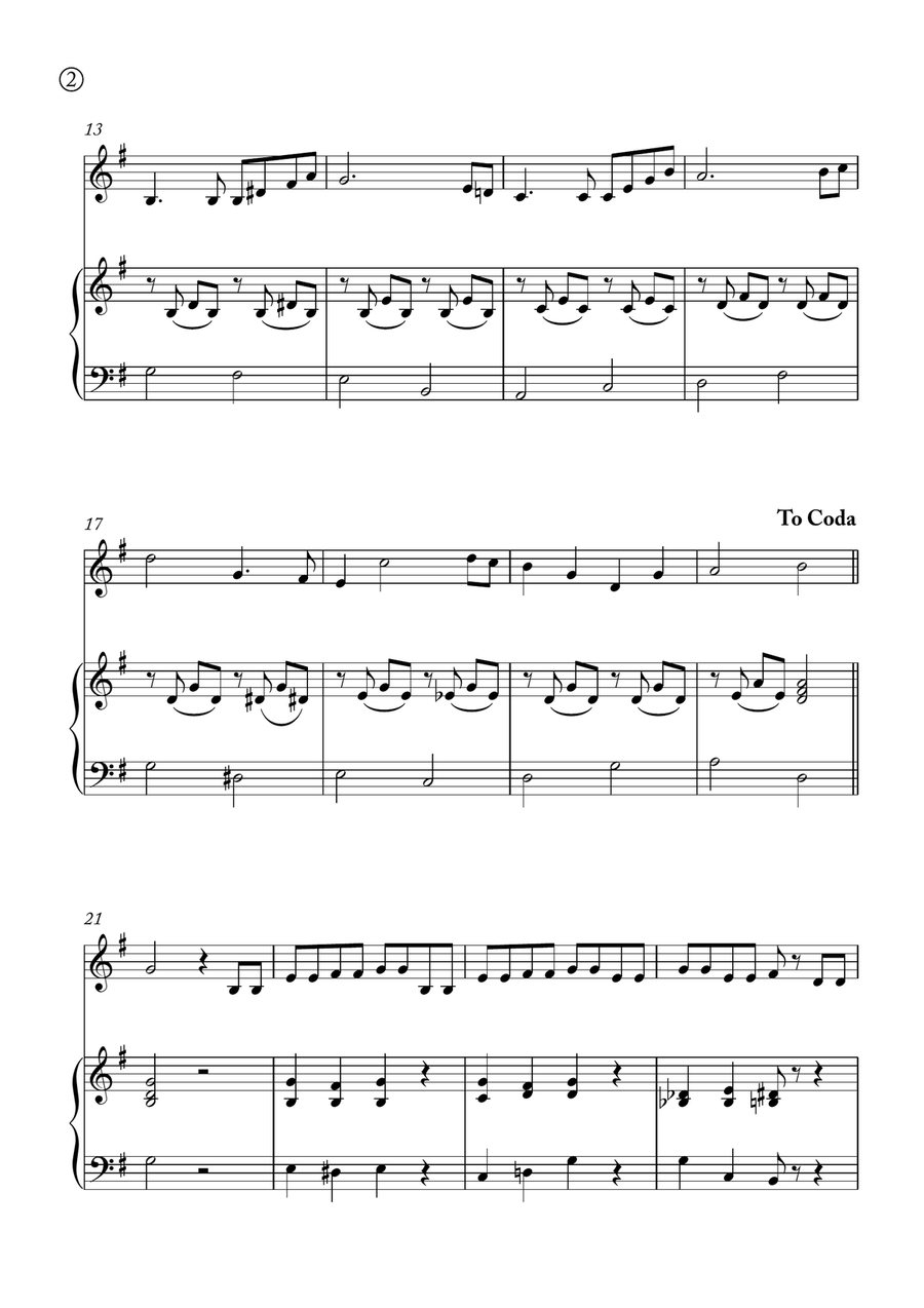 Hymne A L'amour Violin Solo scores gallery preview page 2