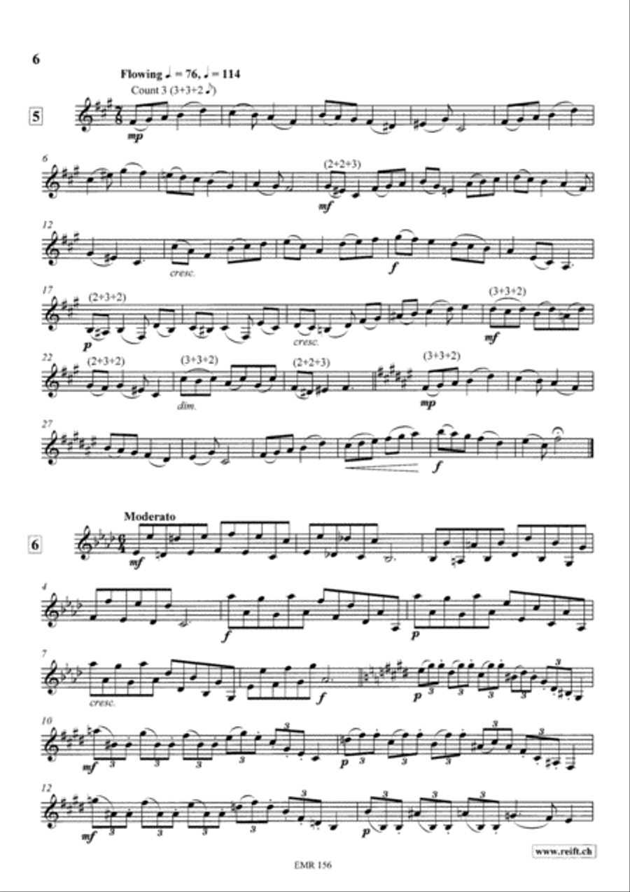 Technical & Melodic Studies Vol. 6 Trumpet scores gallery preview page 6