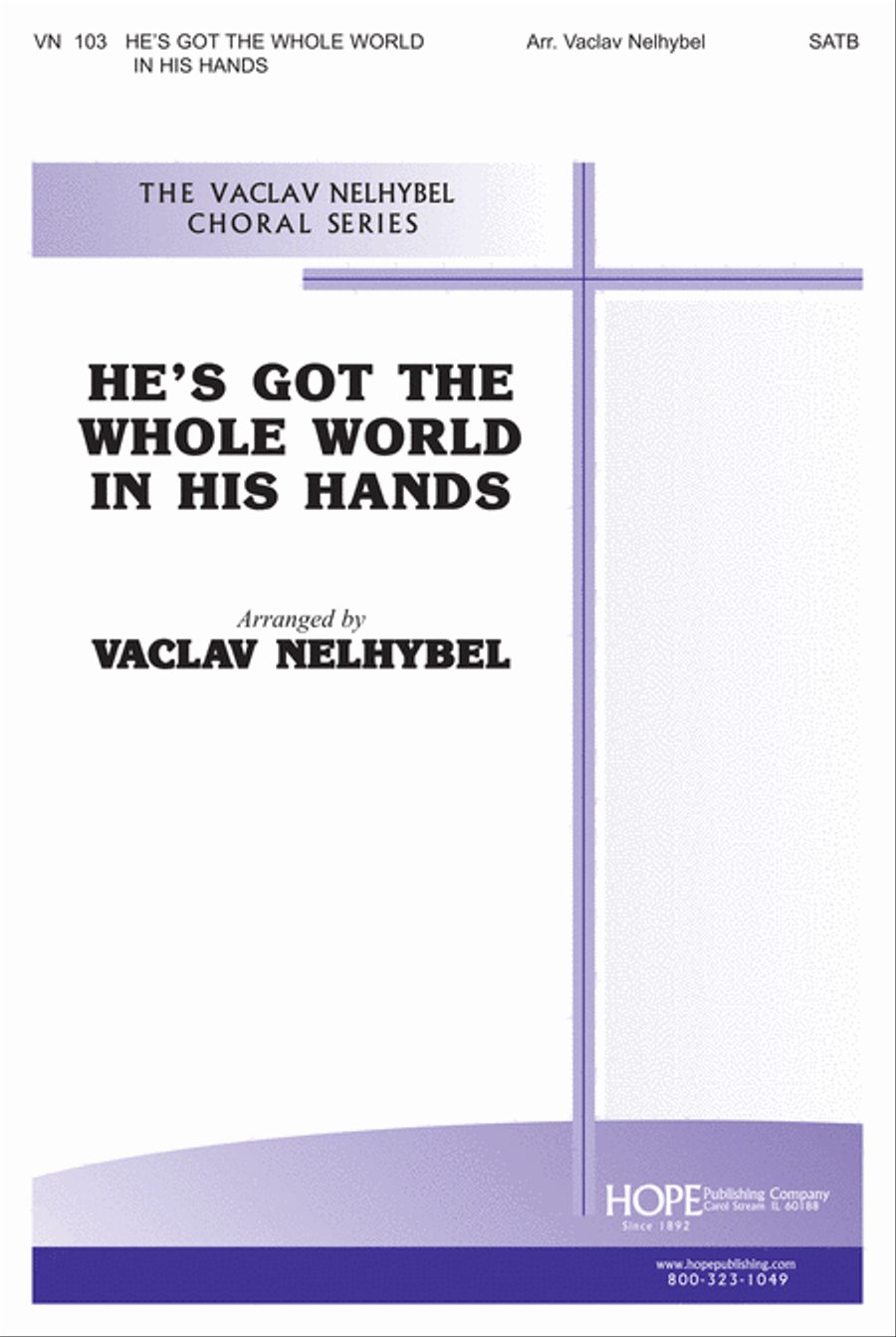 He's Got the Whole World in His Hands 4-Part scores gallery preview page 1