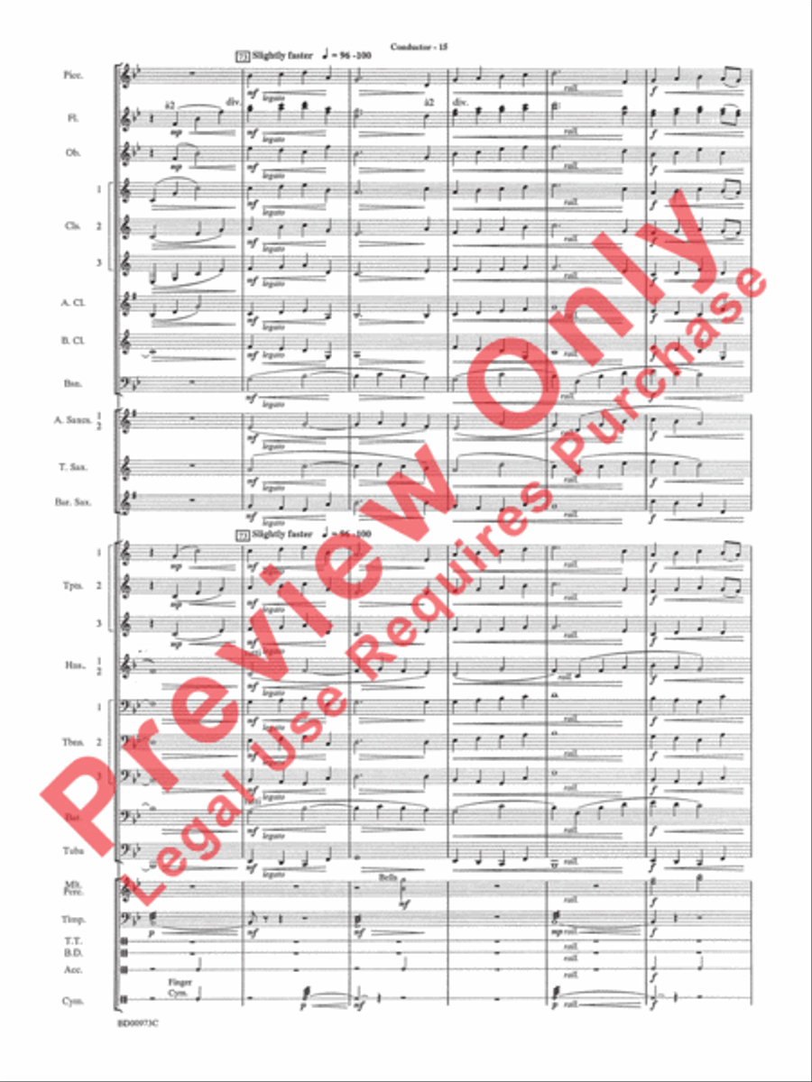 Incantations Concert Band scores gallery preview page 18