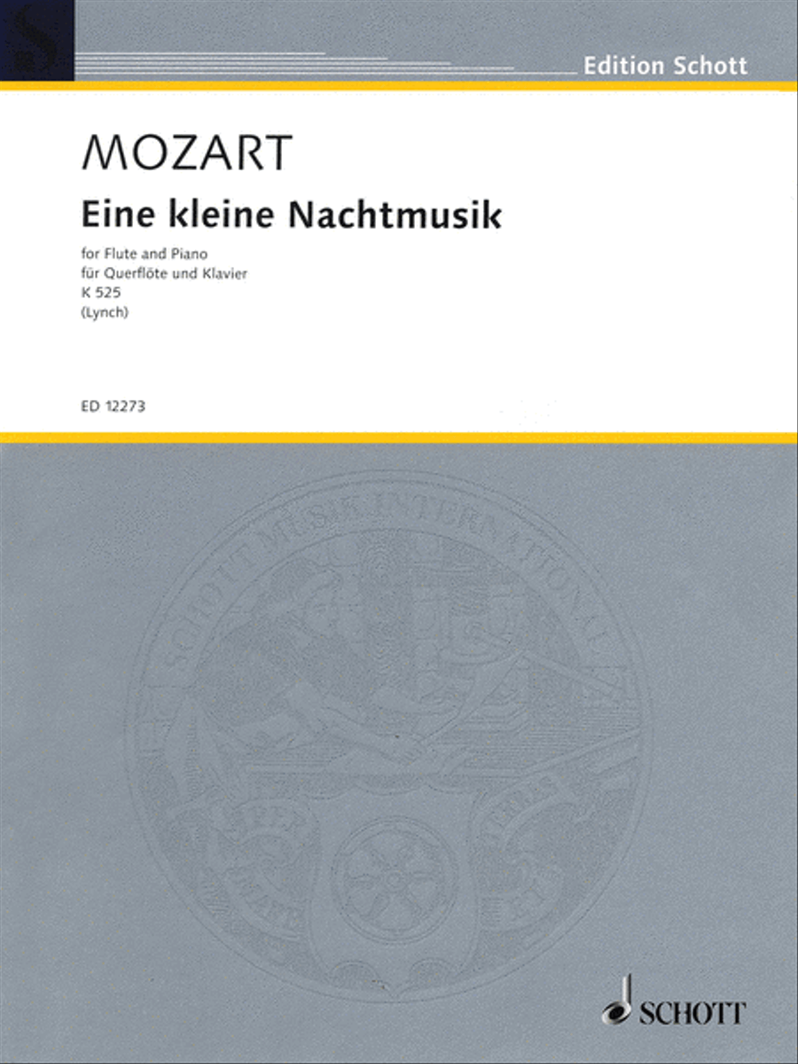 Eine kleine Nachtmusik, KV 525 Flute Solo scores gallery preview page 1
