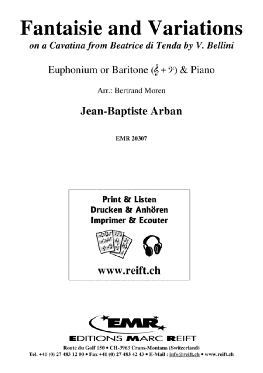 Fantaisie and Variations Baritone Horn scores gallery preview page 2
