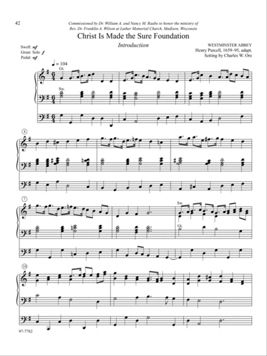 Eleven Compositions for Organ, Set X Organ scores gallery preview page 10
