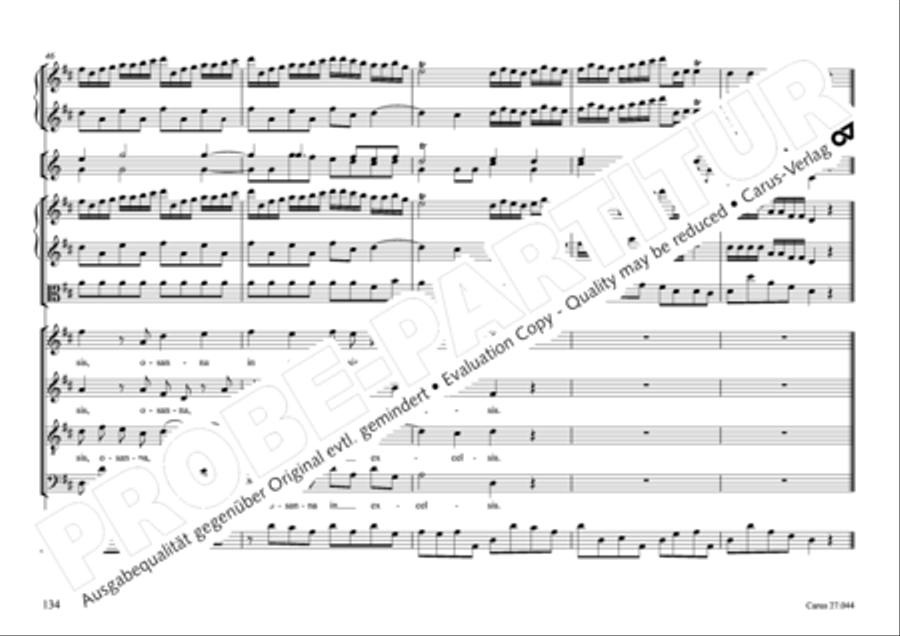 Messa per il Santissimo Natale 4-Part scores gallery preview page 125