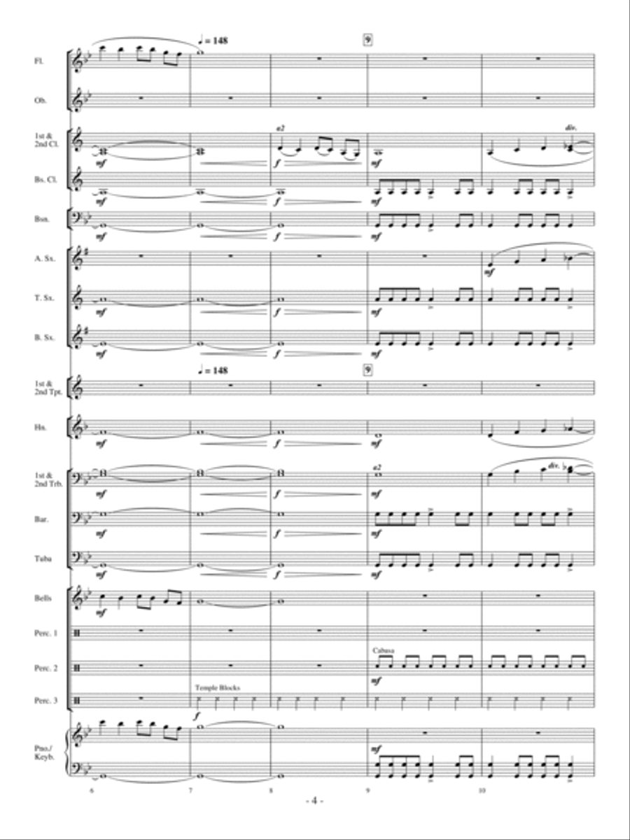 Ghost In The Attic Concert Band scores gallery preview page 3