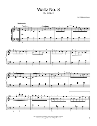 Book cover for Waltz No. 8, Op. 64, No. 3