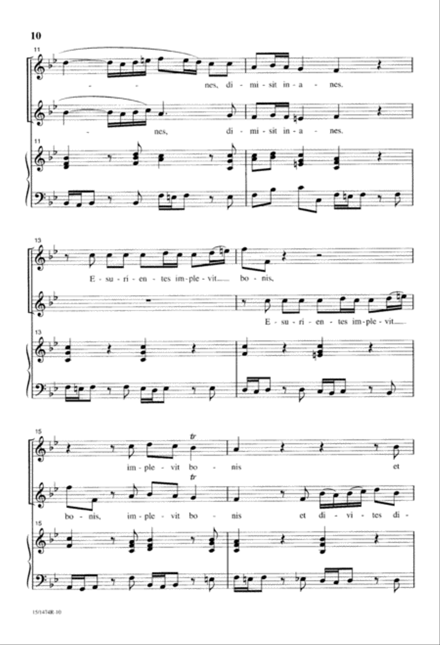 Vivaldi for Treble Voices Unison Choir scores gallery preview page 11